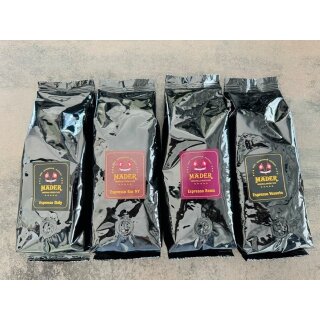 Espresso Testpaket 4 x 250g